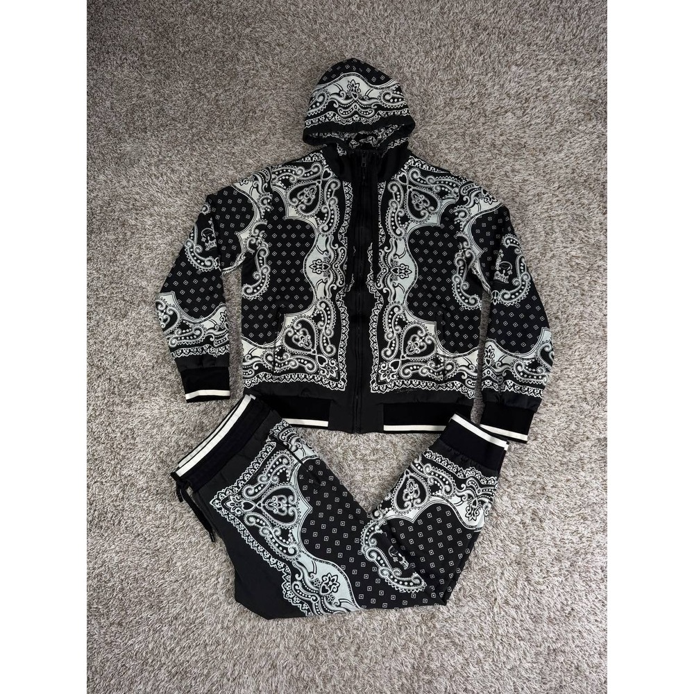 DOLCE & GABBANA Bandana Print Sweatsuit Set Men's Size XL - 2XL